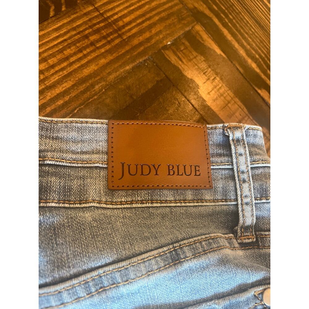 Judy Blue Wide Leg Crop Jeans Stretch Denim Women 9/29 JB88616 Summer Preppy - Picture 11 of 13